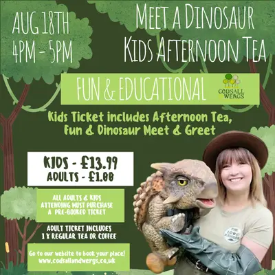 Meet a Dinosaur  Tea Party