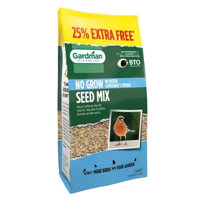 Gardman No Grow Seed Mix 2kg + 25% XF